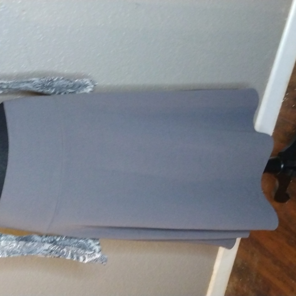 LULAROE Azure Gray Textured Skirt 2xl